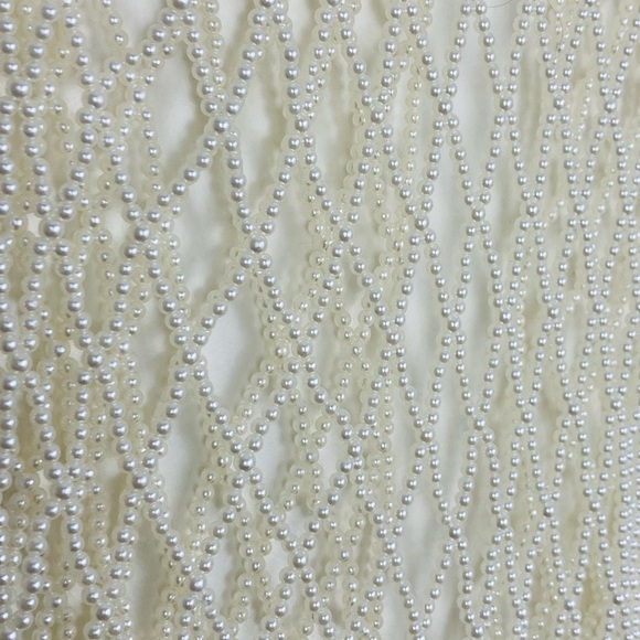 Anthropologie Current Air white pearl beaded tank. One size. New with tags. - Picture 5 of 8